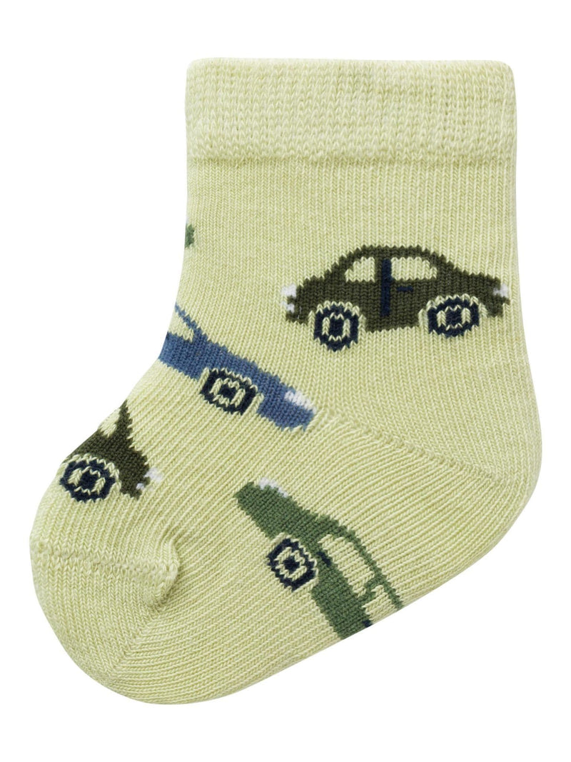 Name It Kibbo NB Sock |Butter Milk / Mint Green