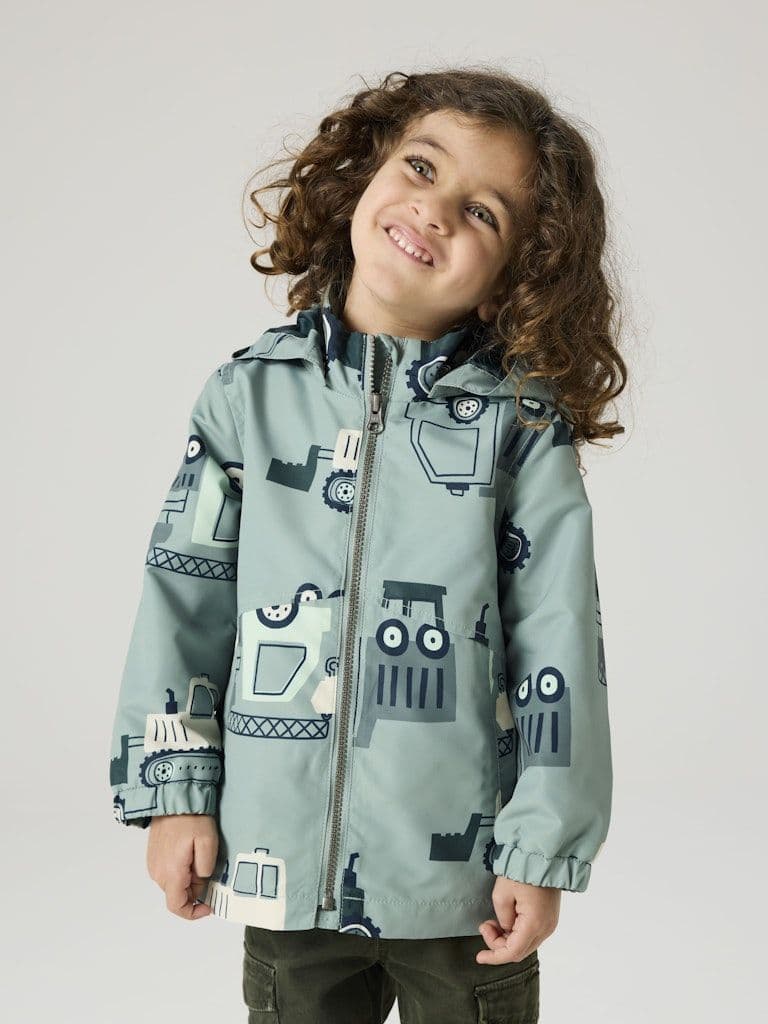 Name it  Max Mini Jacket All Over Print | Green
