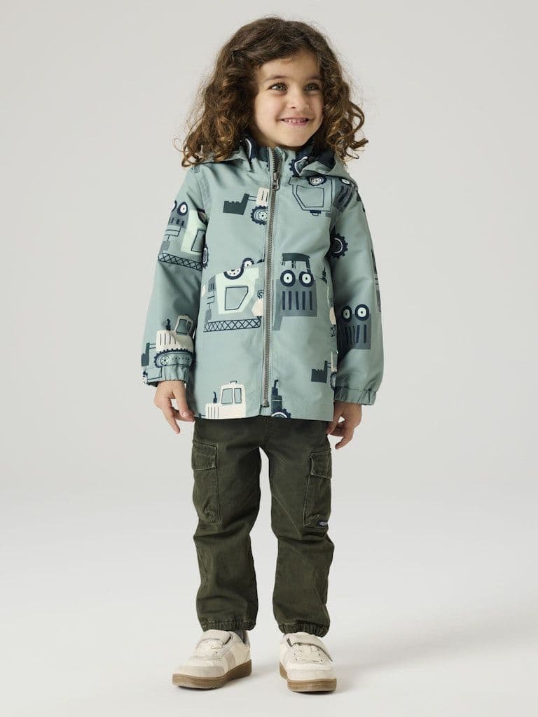 Name it  Max Mini Jacket All Over Print | Green