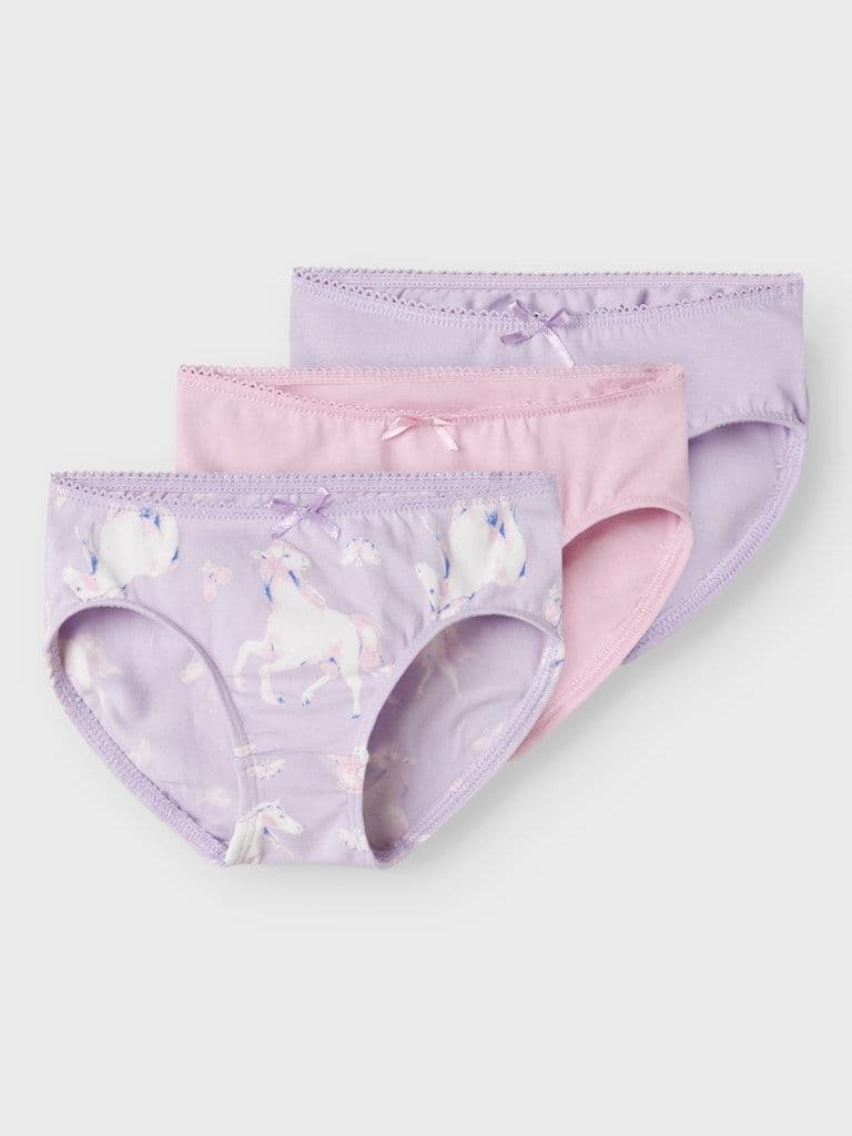 Name it Mini 3 Pack Briefs  Pastel | Lilac