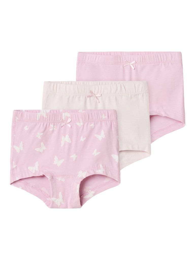 Name it Mini 3 Pack  Tights Pink Butterfly | Lavender