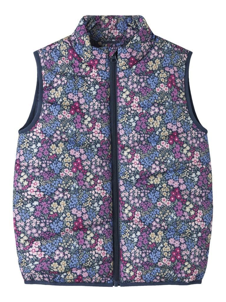 Name it  Mylane Kids Vest All Over Print | Insignia Blue