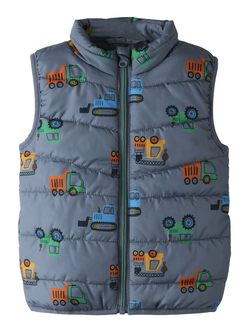Name it Mylane Mini Vest All Over Print | Stone