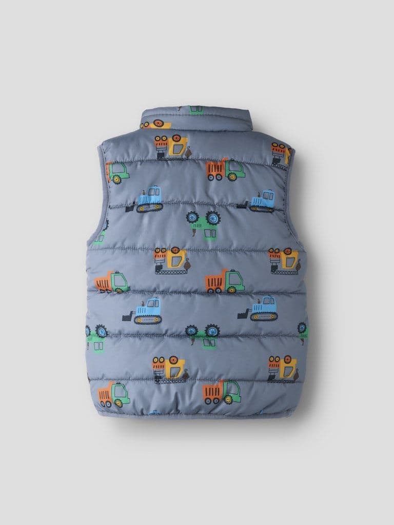 Name it Mylane Mini Vest All Over Print | Stone