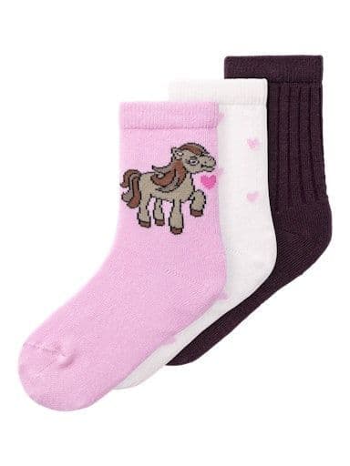 Name it Nadia Mini 3P Sock | Jet