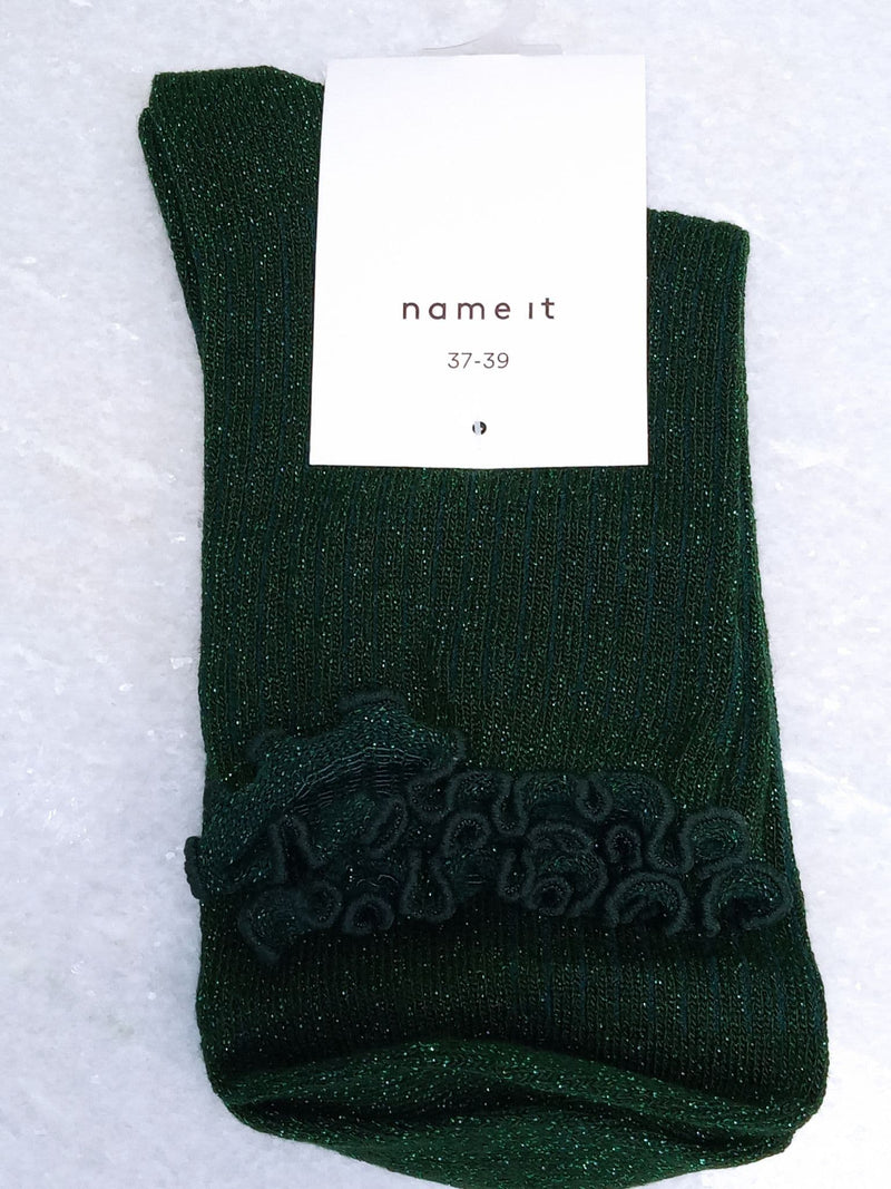 Name it Nanni Kids Glitter Sock | Green