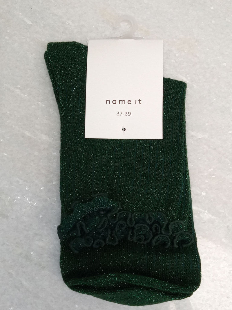Name it Nanni Kids Glitter Sock | Green