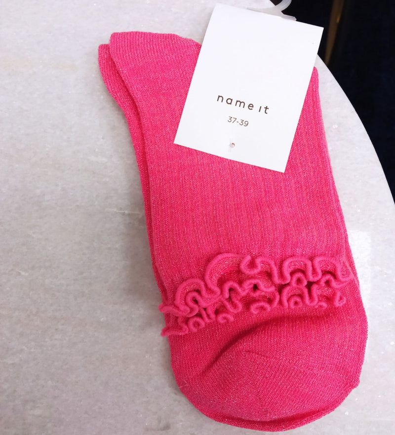 Name it Nanni Kids Glitter Sock | Pink