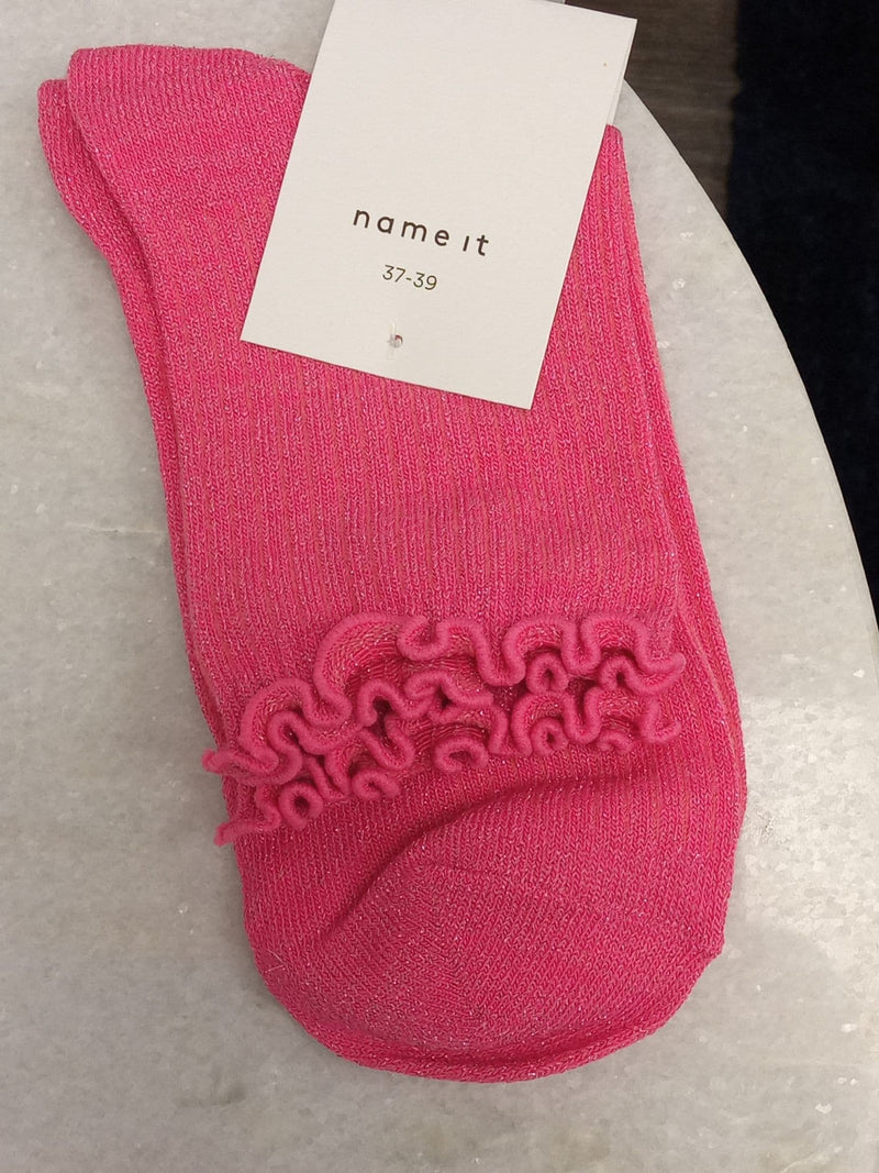 Name it Nanni Kids Glitter Sock | Pink