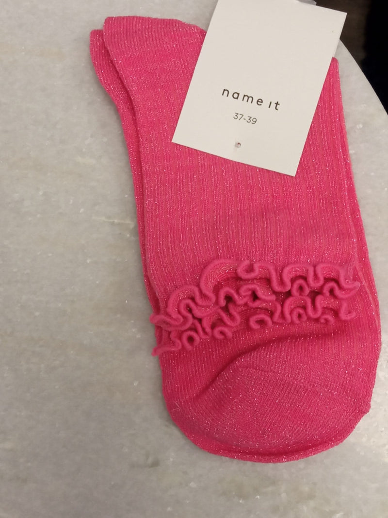 Name it Nanni Kids Glitter Sock | Pink