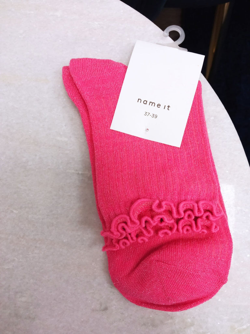 Name it Nanni Kids Glitter Sock | Pink