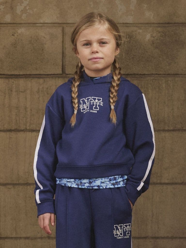 Name it Napes Kids LS Sweat Shirt  With Hood | Blue