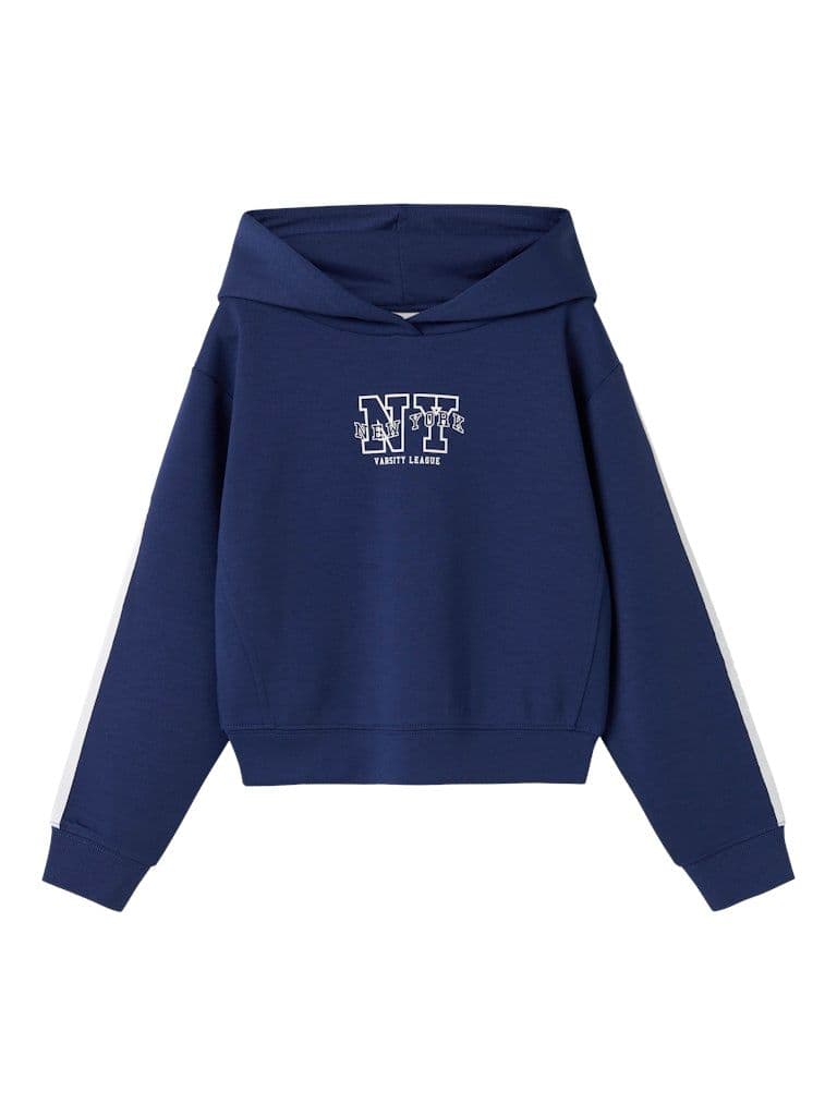 Name it Napes Kids LS Sweat Shirt  With Hood | Blue