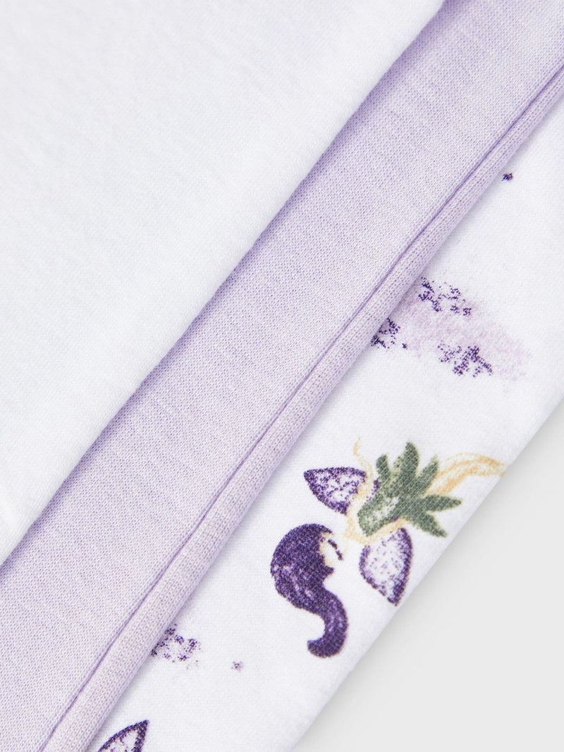Name It NB Body S/S 3 Pack Petal Fairy Lavender
