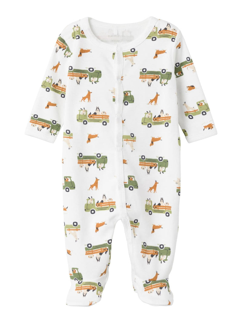 Name it  Nightsuit NB W/F Dog | White