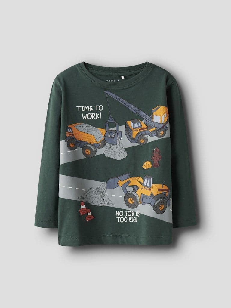 Name it Ofek Tonka Mini LS Top | Green