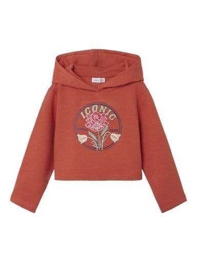 Name it Oris Kids LS Cropped Boxy Sweat| Ginger