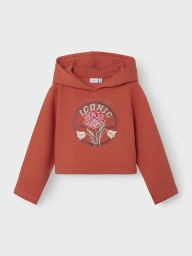 Name it Oris Kids LS Cropped Boxy Sweat| Ginger