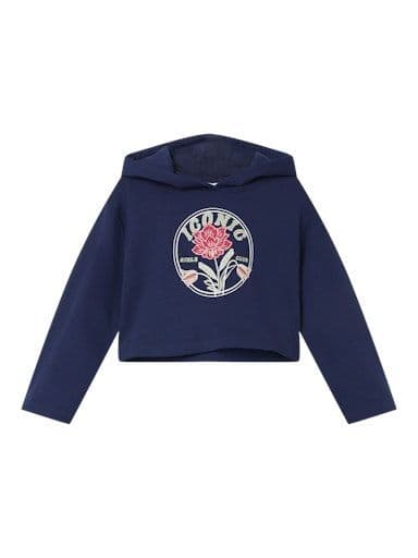 Name it Oris Kids LS Cropped Boxy Sweat| Ocean