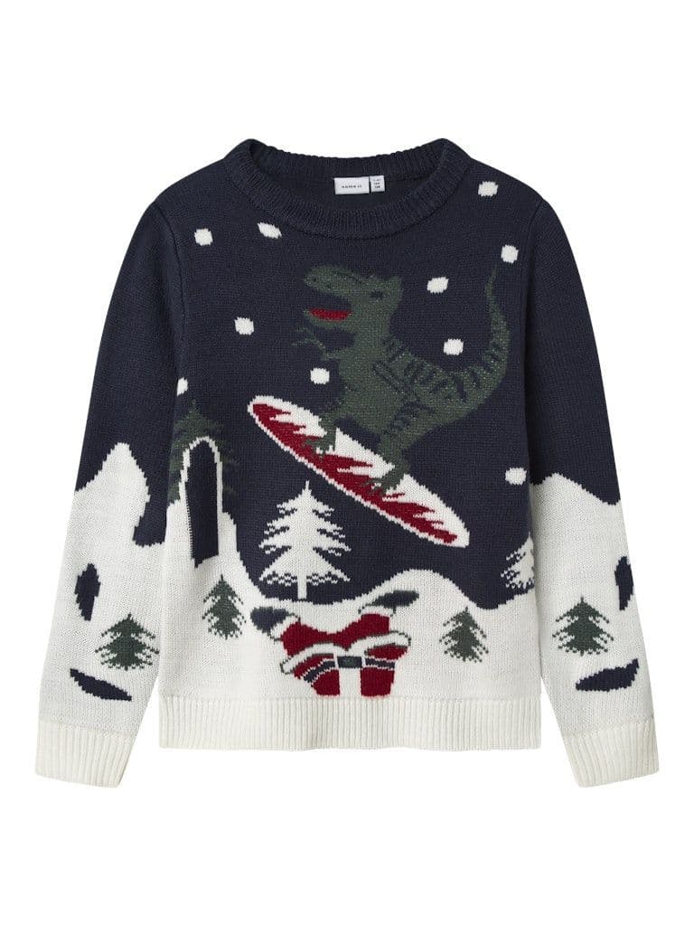 Name it Rebo Kids LS Knit | Navy
