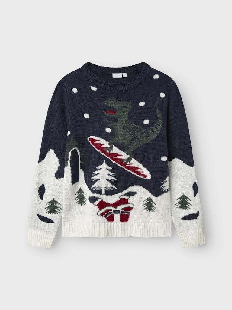 Name it Rebo Kids LS Knit | Navy