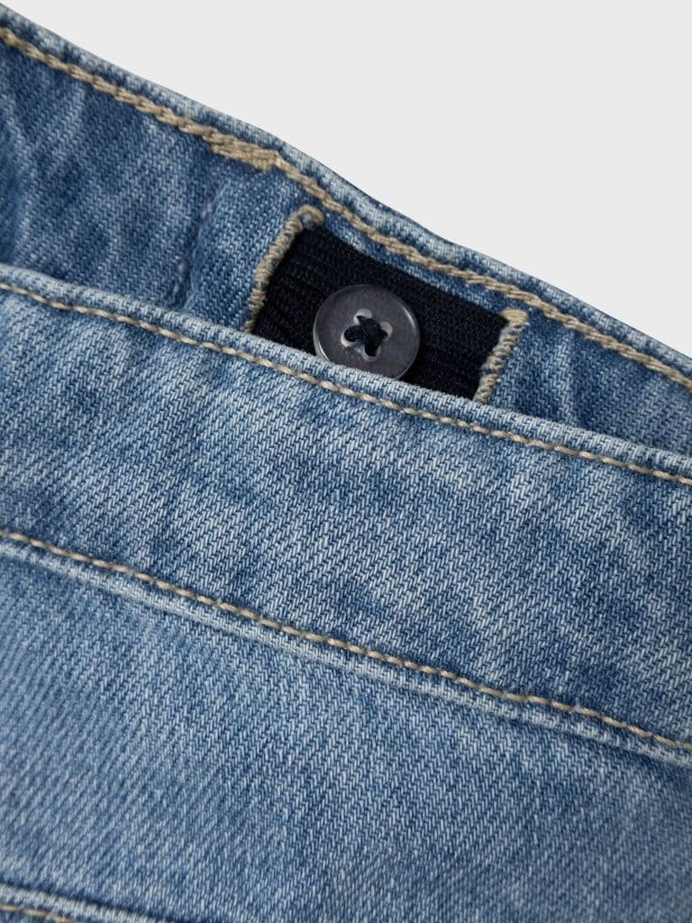 Name it Rose Kids Wide Jeans | Med Blue