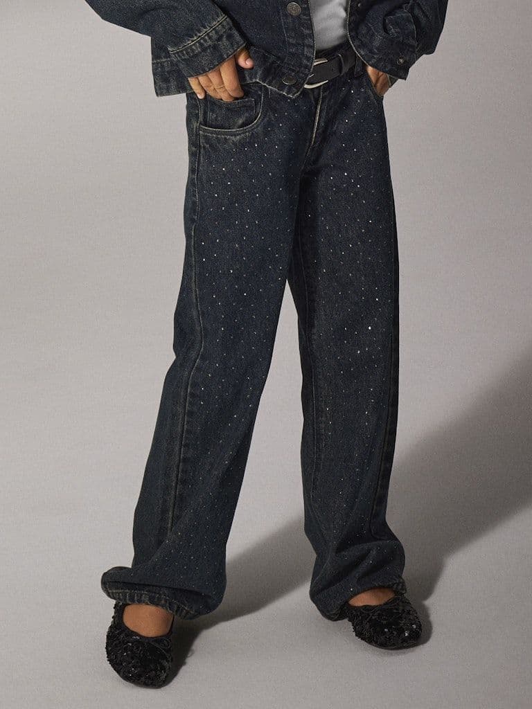 Name it Rose Kids wide Rhine Jeans | Midnight