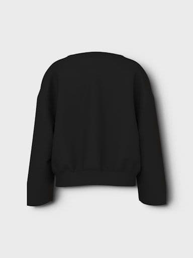 Name it Rositta Kids LS Rlx Short Sweat | Black