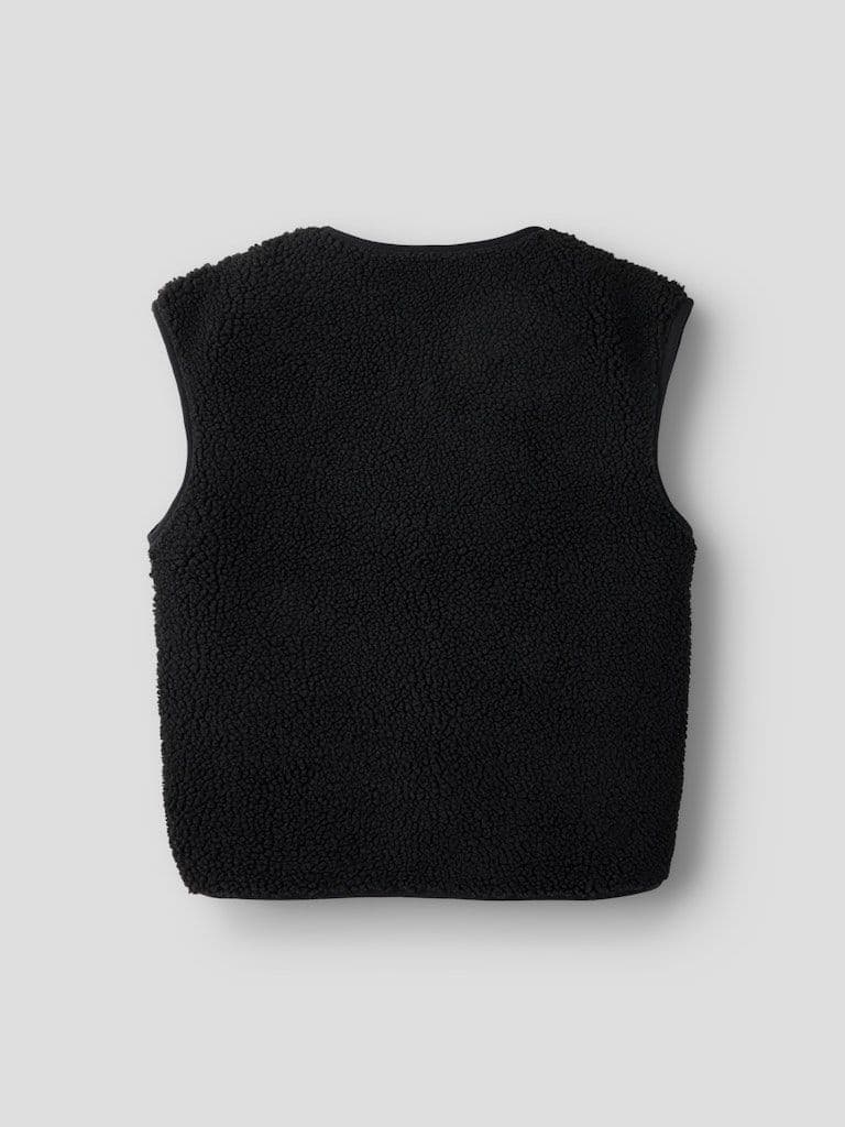 Name it Ruth Kids Teddy Vest | Black