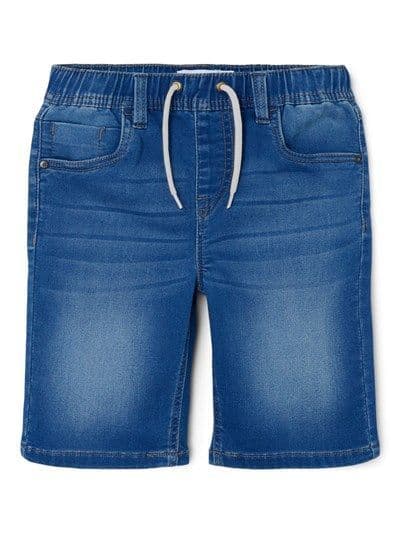 Name it Ryan Kids Jogger Denim Long Shorts| Dark Blue