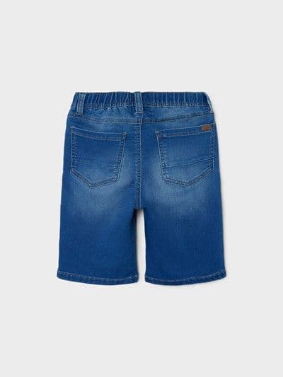 Name it Ryan Kids Jogger Denim Long Shorts| Dark Blue