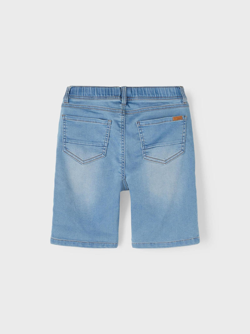 Name It Ryan Kids Jogger Denim  Shorts | Light  Blue