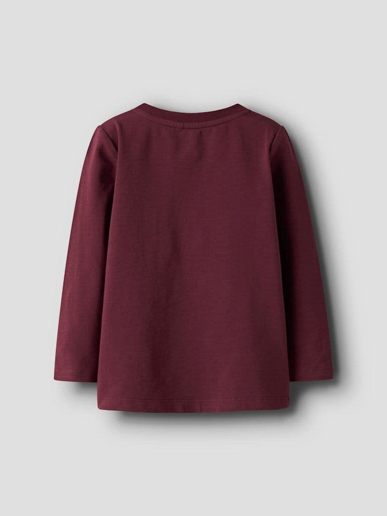 Name it Sedra Mini LS Top | Burgundy