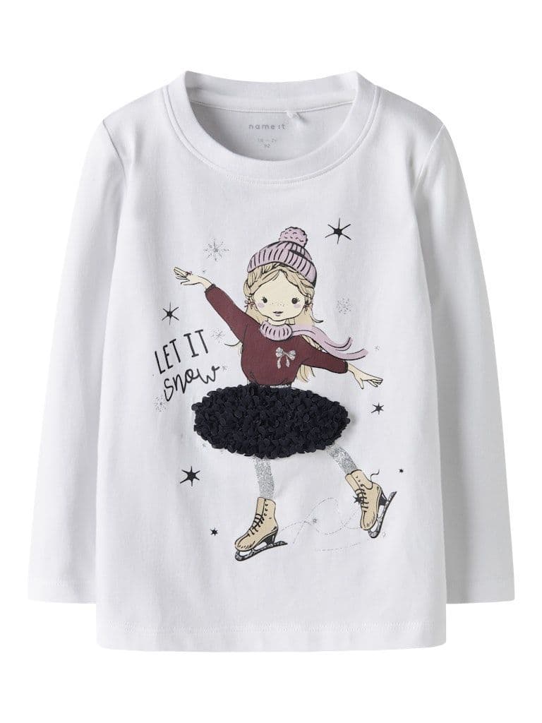 Name it Sedra Mini LS Top | White