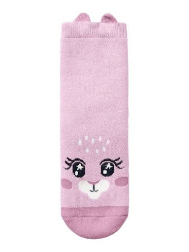 Name it Simmi Mini Frotte Non Skid Sock | Pink