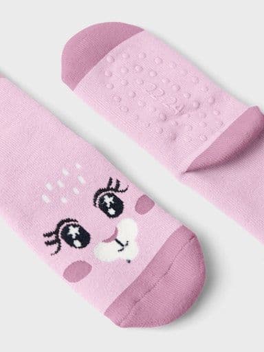Name it Simmi Mini Frotte Non Skid Sock | Pink
