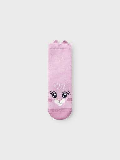Name it Simmi Mini Frotte Non Skid Sock | Pink