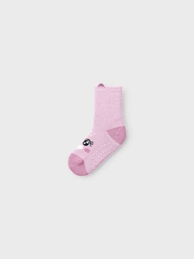 Name it Simmi Mini Frotte Non Skid Sock | Pink