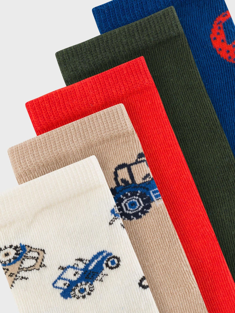 Name it  Vagn Mini 5P Socks N5   | Cherry