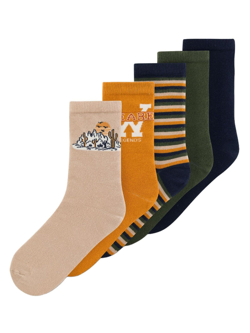 Name it Vaks Kids 5P Socks N5| Saphire