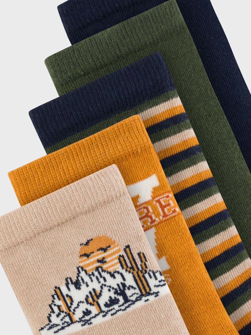 Name it Vaks Kids 5P Socks N5| Saphire