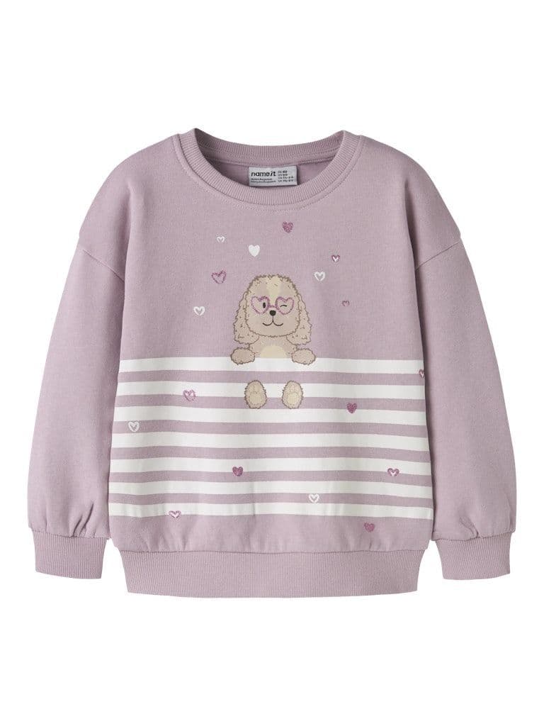 Name it Valona Mini LS Long Sweatshirt | Pink