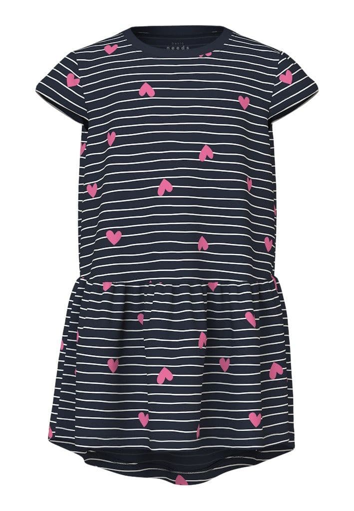 Name it  Vigga Mini Cap Sleeve Dress | Saphire