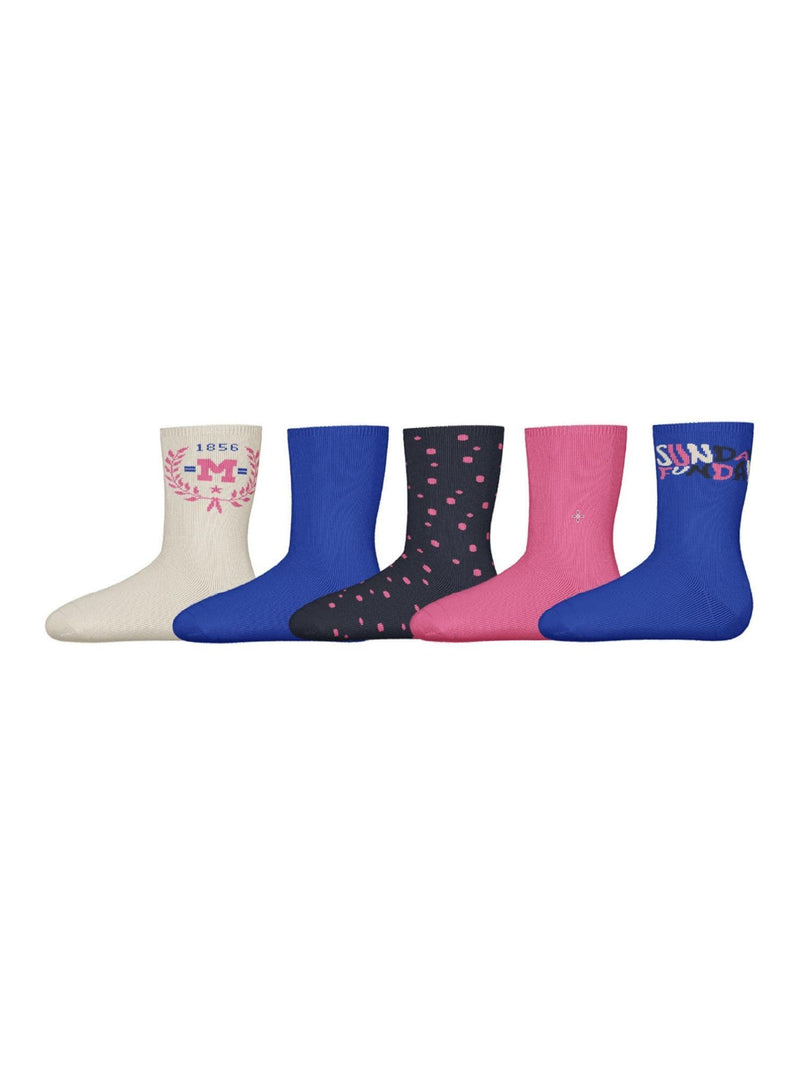 Name it Vilde Kids 5P Socks N5| Dazzy Blue