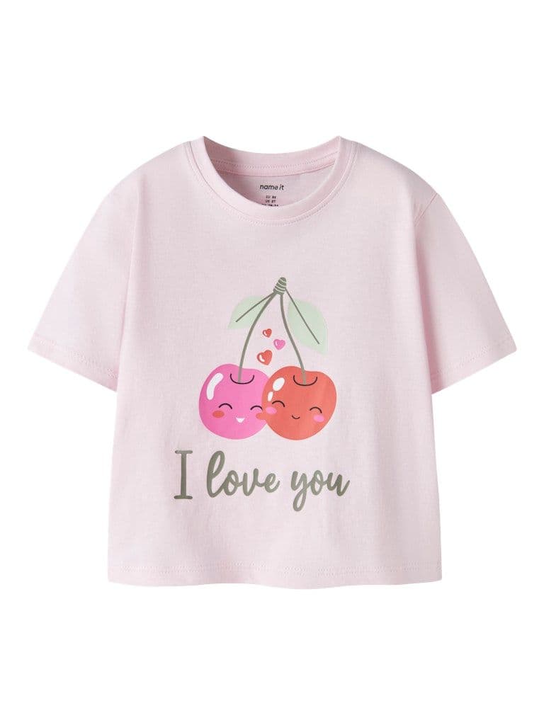 Name  it Vilinse Mini SS Short Top | Pink