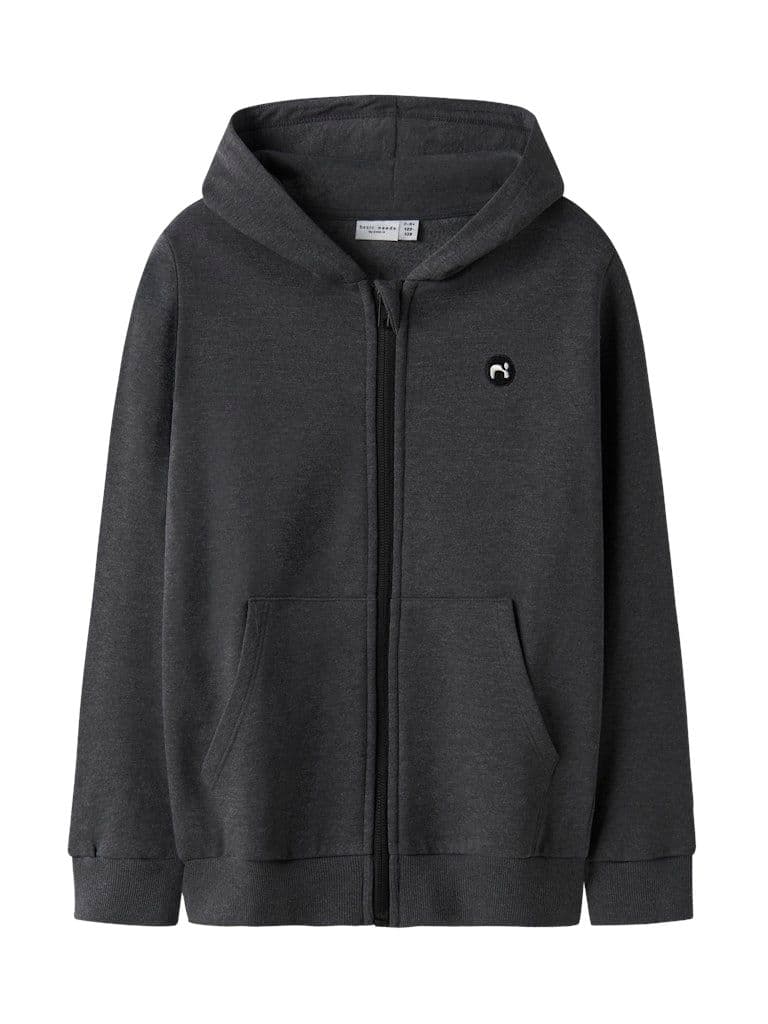 Name it Vimo Kids LS Sweat Cardigan | Dark Grey