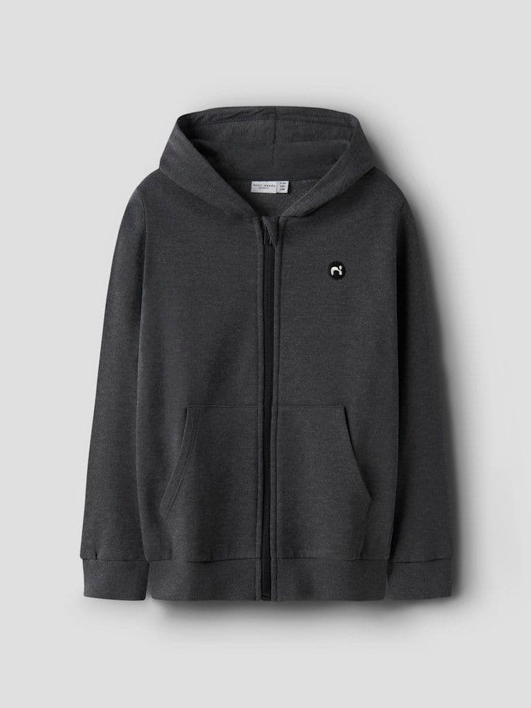 Name it Vimo Kids LS Sweat Cardigan | Dark Grey