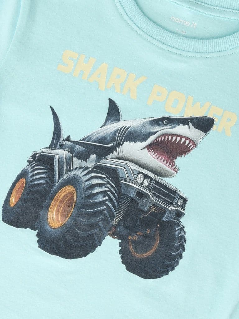 Name it Voto Mini SS T-Shirt | Turquoise