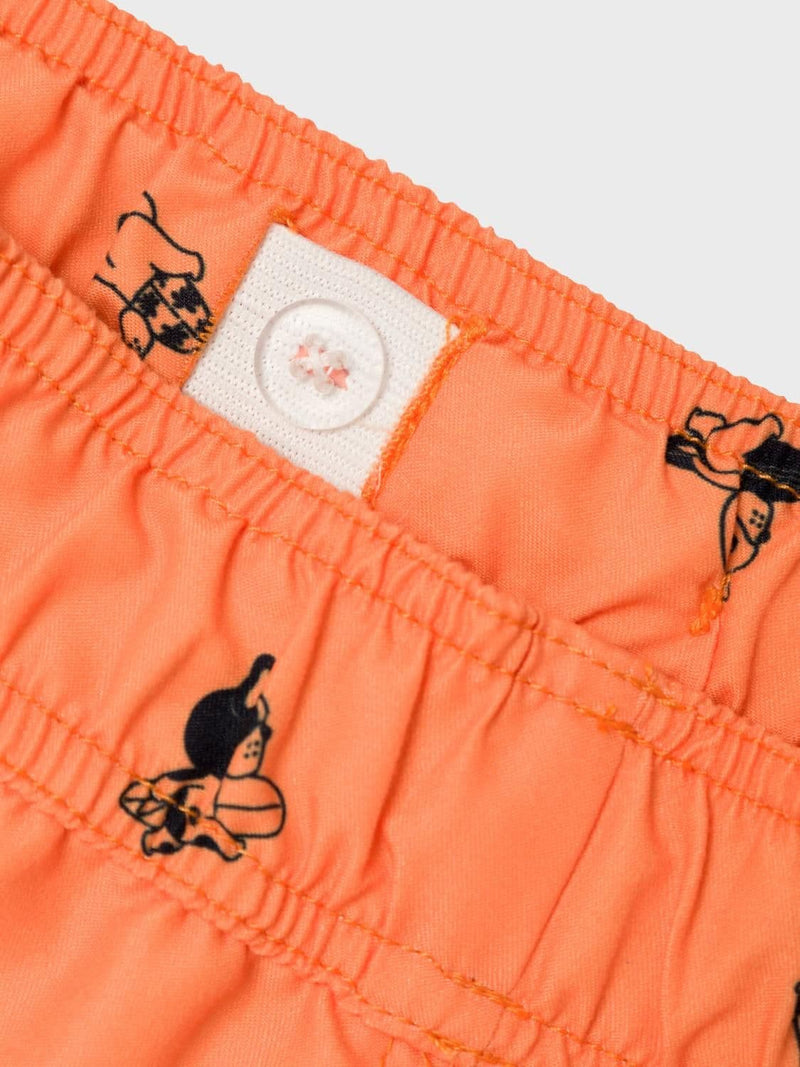 Name it Zaddi Kids Swim Shorts  | Orange