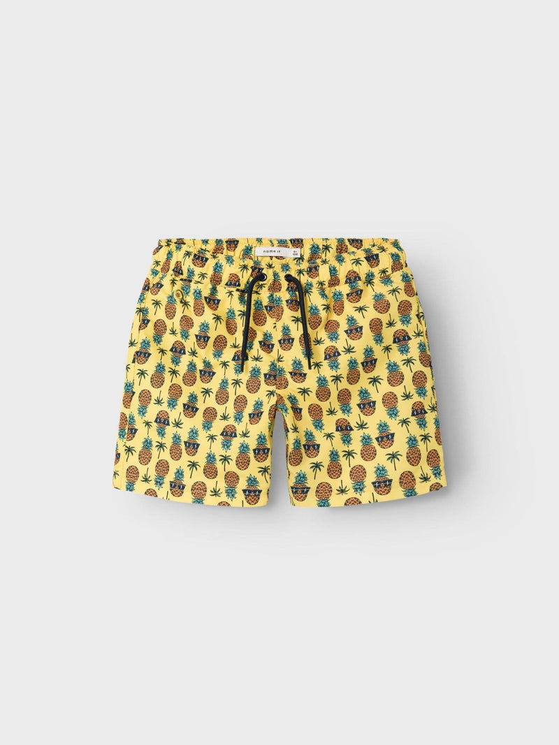 Name it Zaddi Kids Swim Shorts  | Yellow